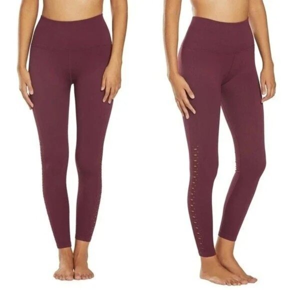 Spiritual Gangster Self Love Seamless Legging - Wine - Size XS/S - Picture 6 of 8